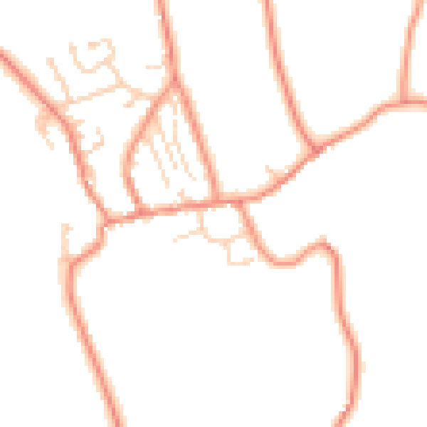 Daytime road noise heatmap for LS23 6HP