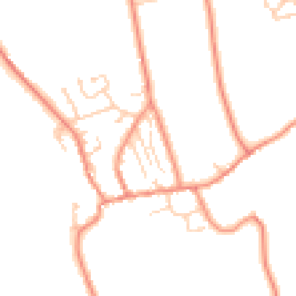 Daytime road noise heatmap for LS23 6HZ