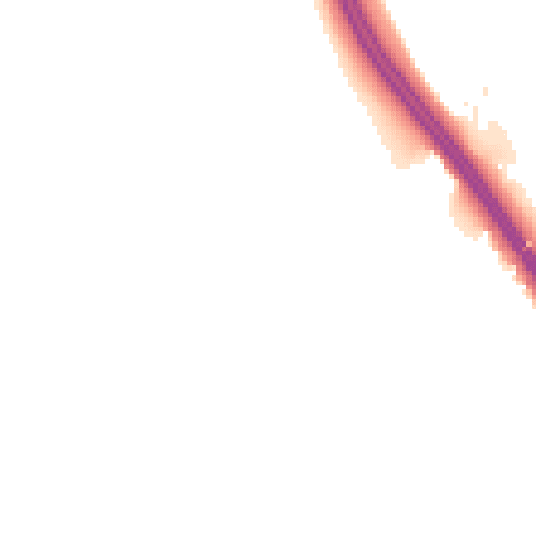Night-time road noise heatmap for LS23 6LR