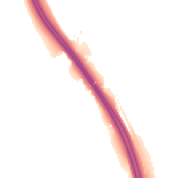 Night-time road noise heatmap for LS23 6LW