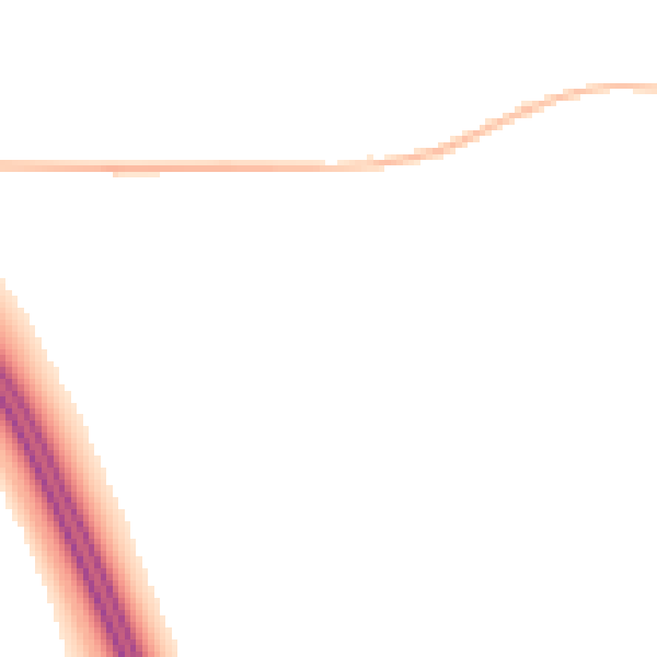 Night-time road noise heatmap for LS23 6PE