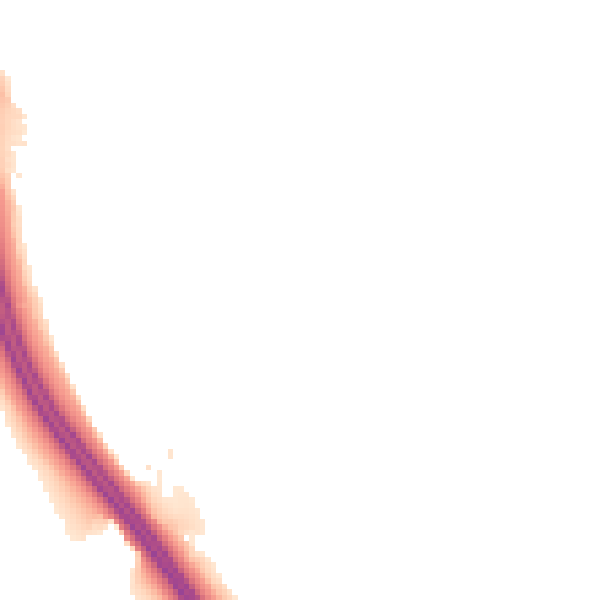 Night-time road noise heatmap for LS23 6QQ