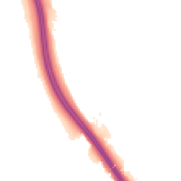 Night-time road noise heatmap for LS23 6QY