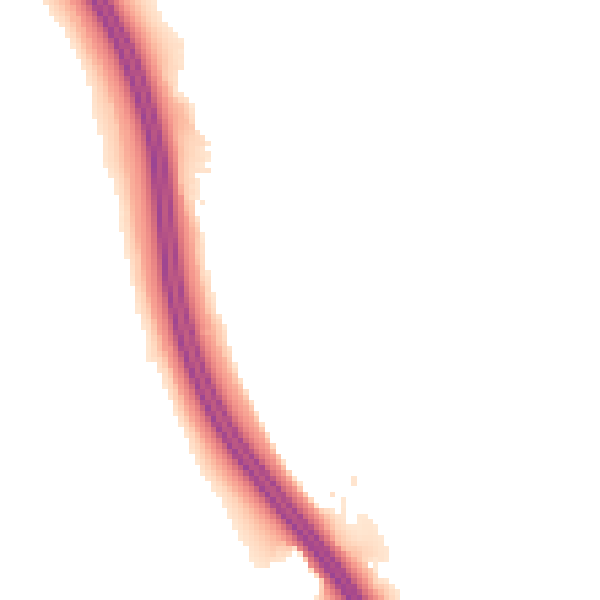 Night-time road noise heatmap for LS23 6RD