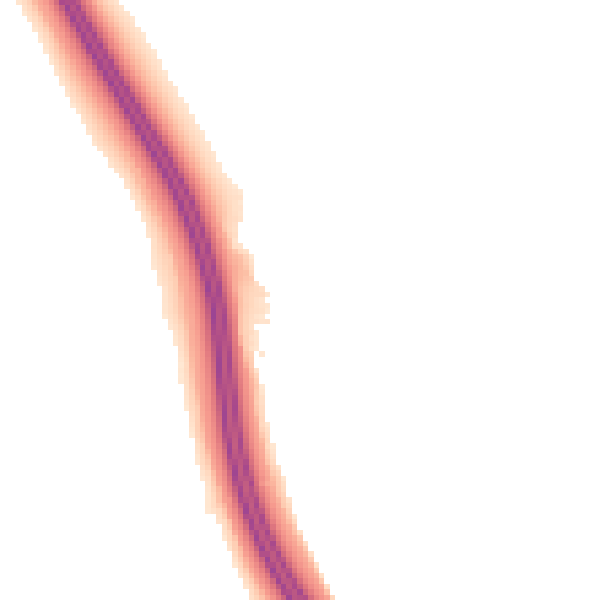 Night-time road noise heatmap for LS23 6RF