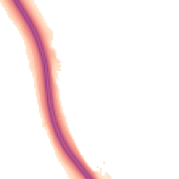 Night-time road noise heatmap for LS23 6RU