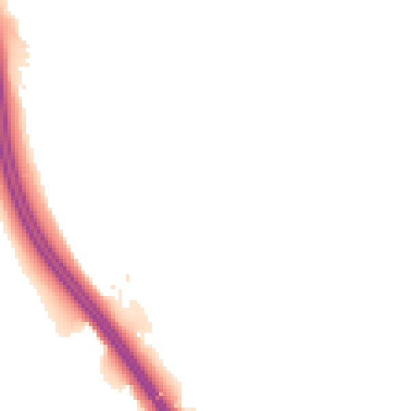 Night-time road noise heatmap for LS23 6RZ