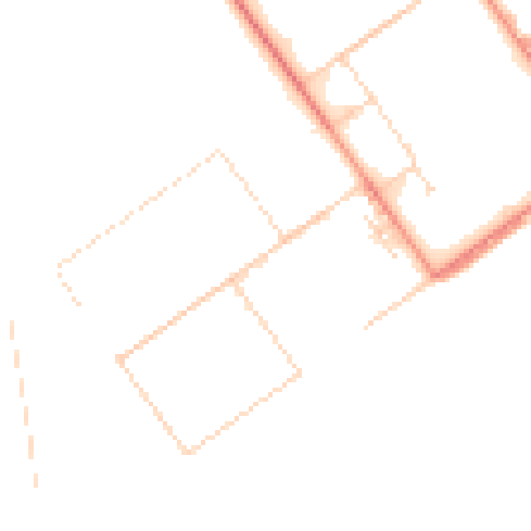 Daytime road noise heatmap for LS23 7FS