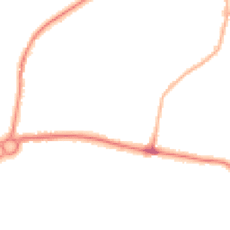 Night-time road noise heatmap for LS25 1BY