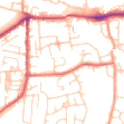 Daytime road noise heatmap for LS25 1HF