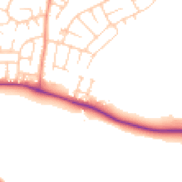 Daytime road noise heatmap for LS25 2FB