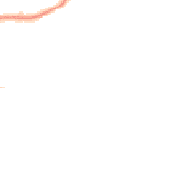Night-time road noise heatmap for LS25 2LX