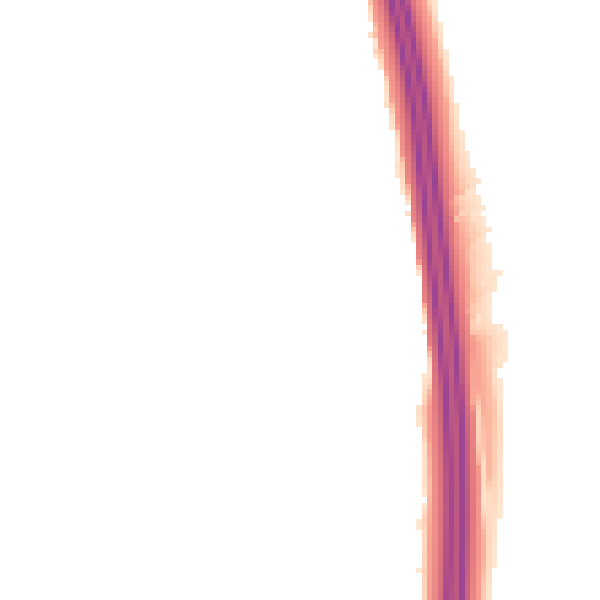 Night-time road noise heatmap for LS25 3AH