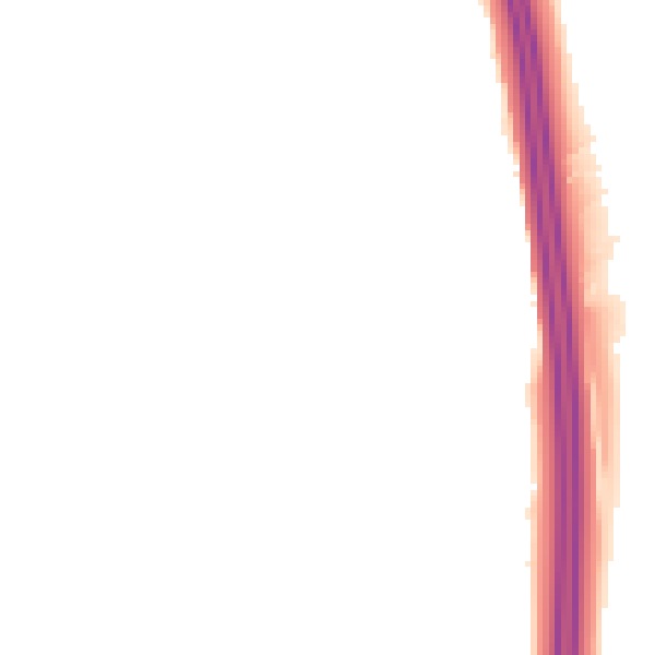 Night-time road noise heatmap for LS25 3AZ