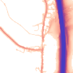Daytime road noise heatmap for LS25 3BD