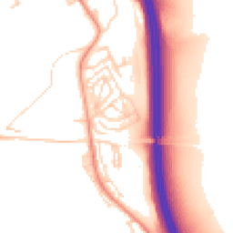 Daytime road noise heatmap for LS25 4AB