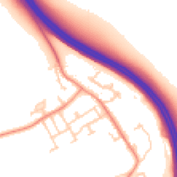 Daytime road noise heatmap for LS25 4AL