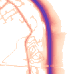 Daytime road noise heatmap for LS25 4EX