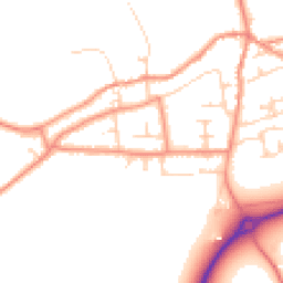 Daytime road noise heatmap for LS25 5BH