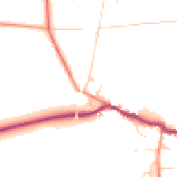 Daytime road noise heatmap for LS25 5DD