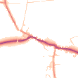 Daytime road noise heatmap for LS25 5DU