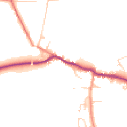 Daytime road noise heatmap for LS25 5DX