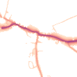Daytime road noise heatmap for LS25 5DZ