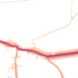 Daytime road noise heatmap for LS25 5ER
