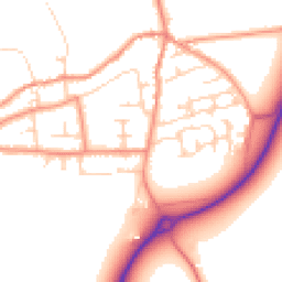 Daytime road noise heatmap for LS25 5FR