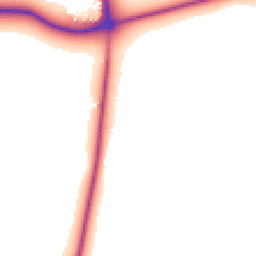 Daytime road noise heatmap for LS25 5HA