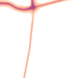 Night-time road noise heatmap for LS25 5HA