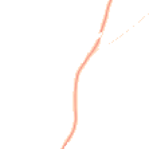 Night-time road noise heatmap for LS25 5JW