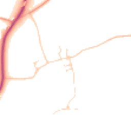 Daytime road noise heatmap for LS25 5RA