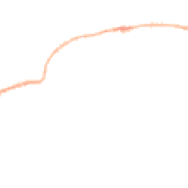 Night-time road noise heatmap for LS25 6EG