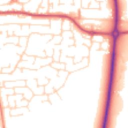Daytime road noise heatmap for LS25 6QD