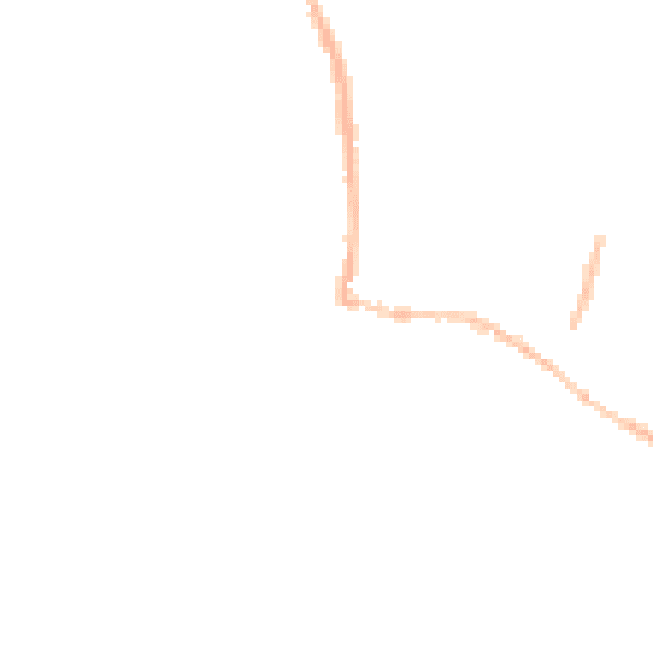 Night-time road noise heatmap for LS25 7AA