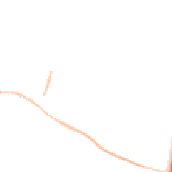 Night-time road noise heatmap for LS25 7BJ