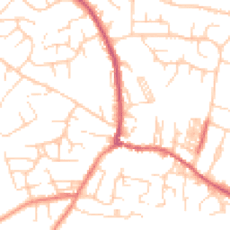 Daytime road noise heatmap for LS25 7FU