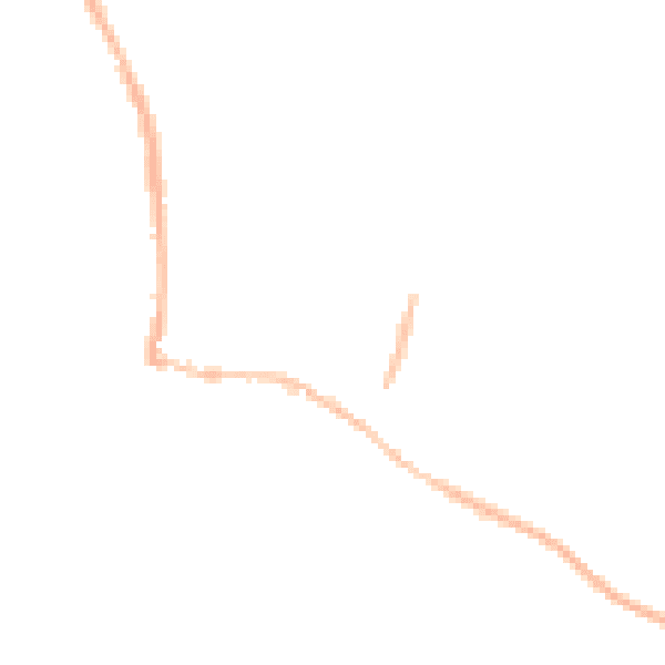 Night-time road noise heatmap for LS25 7QA
