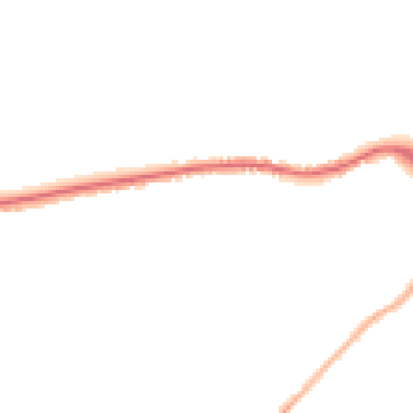 Night-time road noise heatmap for LS28 5SY