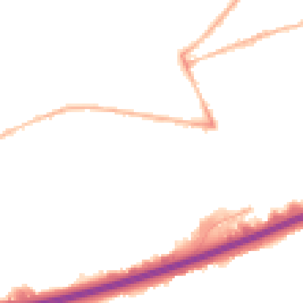Night-time road noise heatmap for LS28 6PF