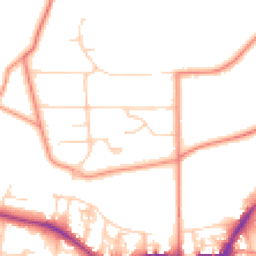 Daytime road noise heatmap for LS29 0AG