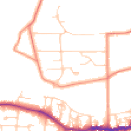 Daytime road noise heatmap for LS29 0AL
