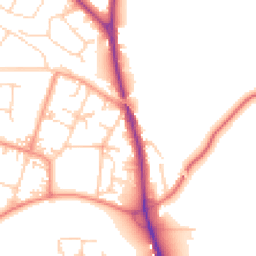 Daytime road noise heatmap for LS29 6BU