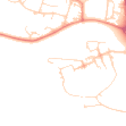 Daytime road noise heatmap for LS29 6FJ