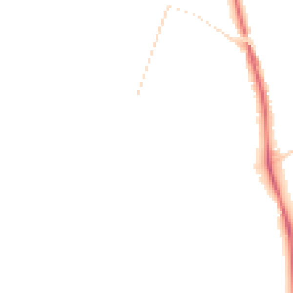 Night-time road noise heatmap for LS29 6JY