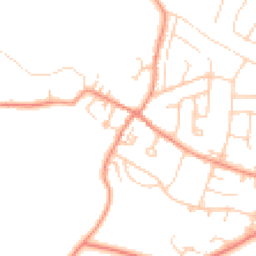 Daytime road noise heatmap for LS29 6NE