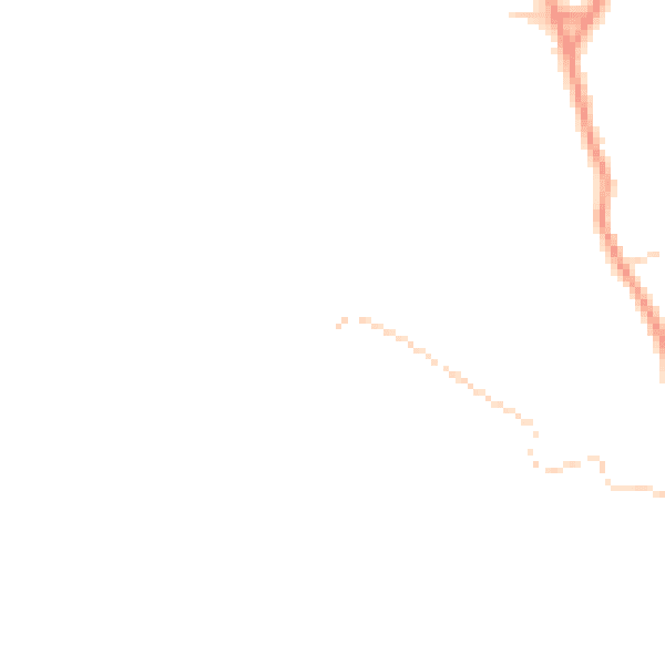 Daytime road noise heatmap for LS29 7BA