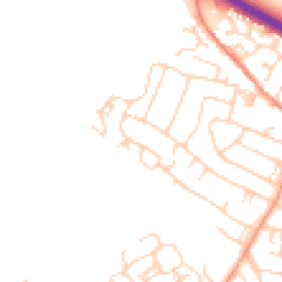 Daytime road noise heatmap for LS29 7LR