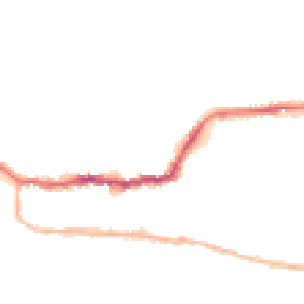 Night-time road noise heatmap for LS29 8DY
